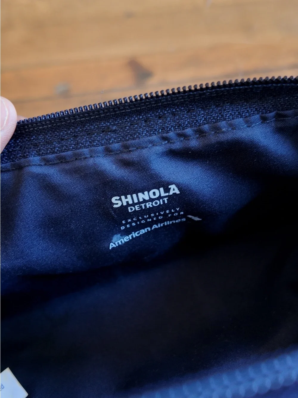 Shinola Detroit x American Airlines Flagship Amenity Kit Bag